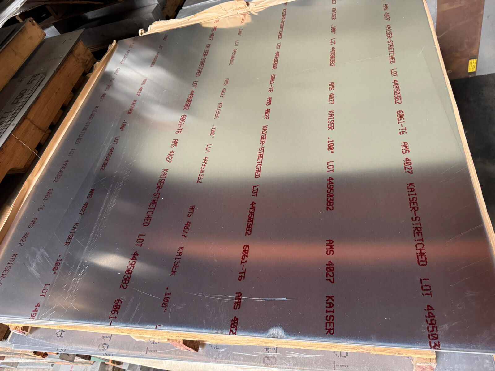 Aluminum Sheet 6061-T6 .100\