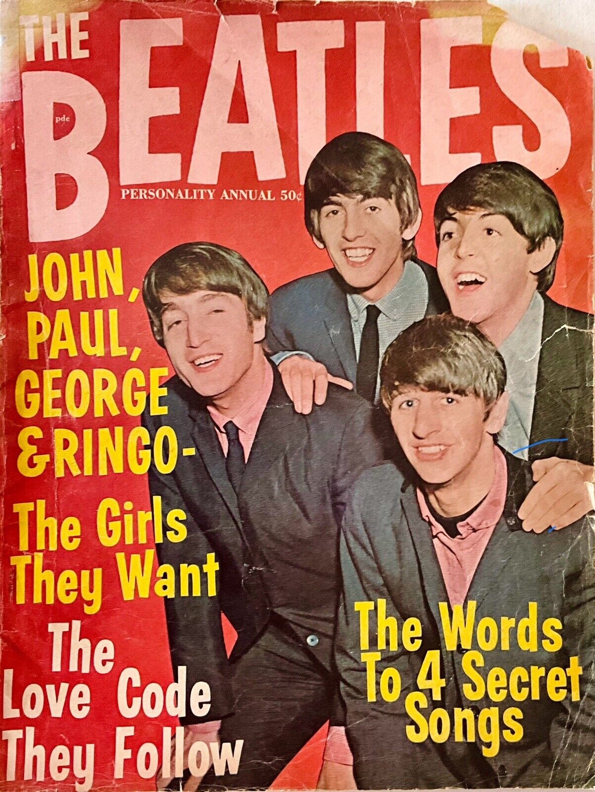 THE BEATLES, Personality Annual, Vol. 1 No. 1, 1994 Vintage Magazine