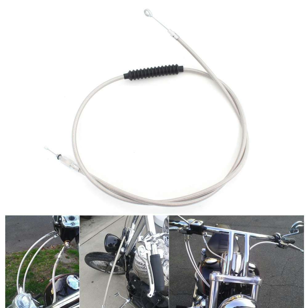 71 Inch Steel Braided Clutch Cable Fits for Harley XL Softail Heritage Road King
