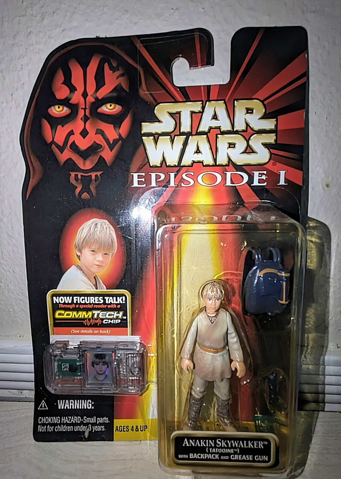 Vintage Hasbro Star Wars Episode 1: 1998 Tatooine Anakin Skywalker Action Figure