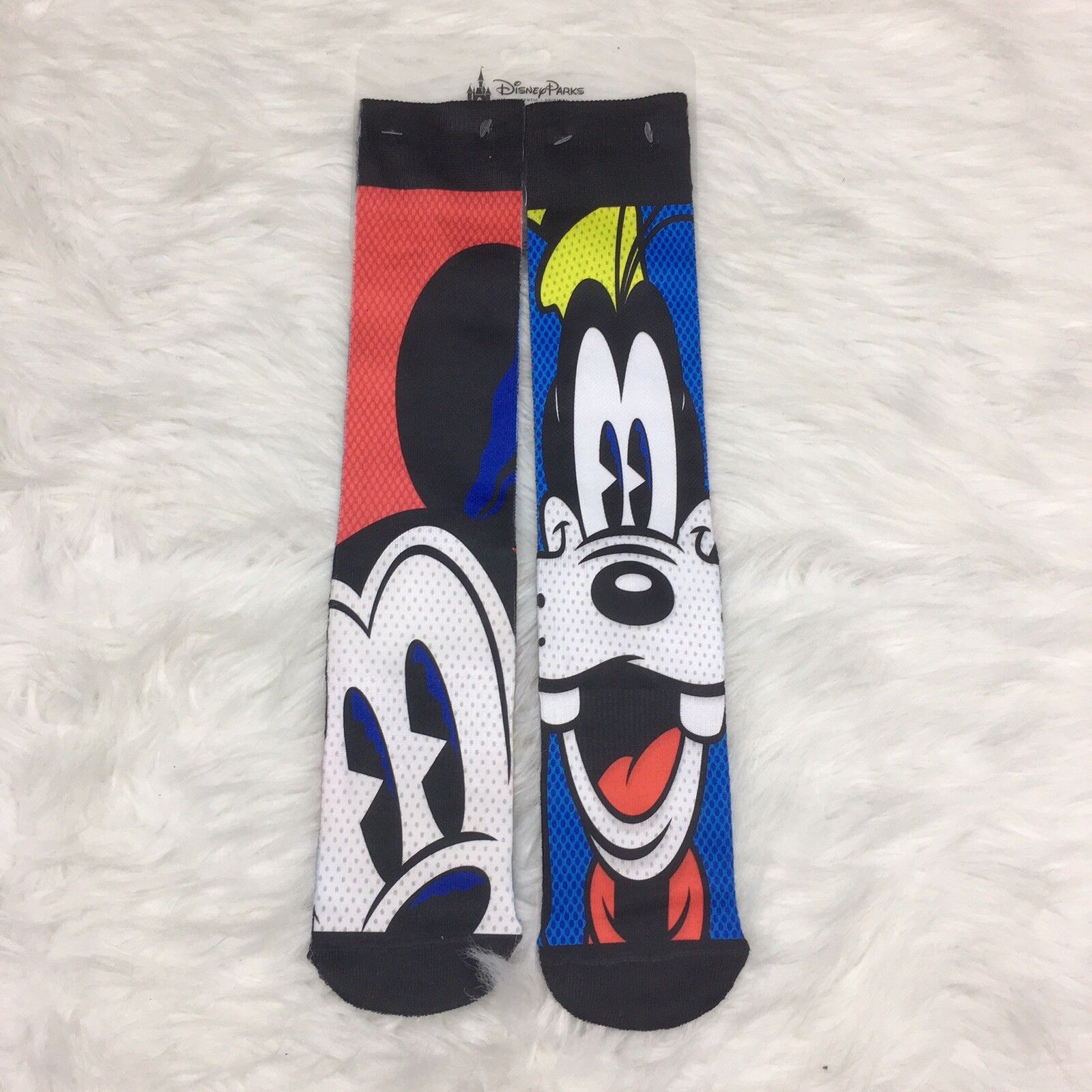 NEW DISNEY Parks Mickey Minnie Donald and Goofy Adult Unisex Socks 