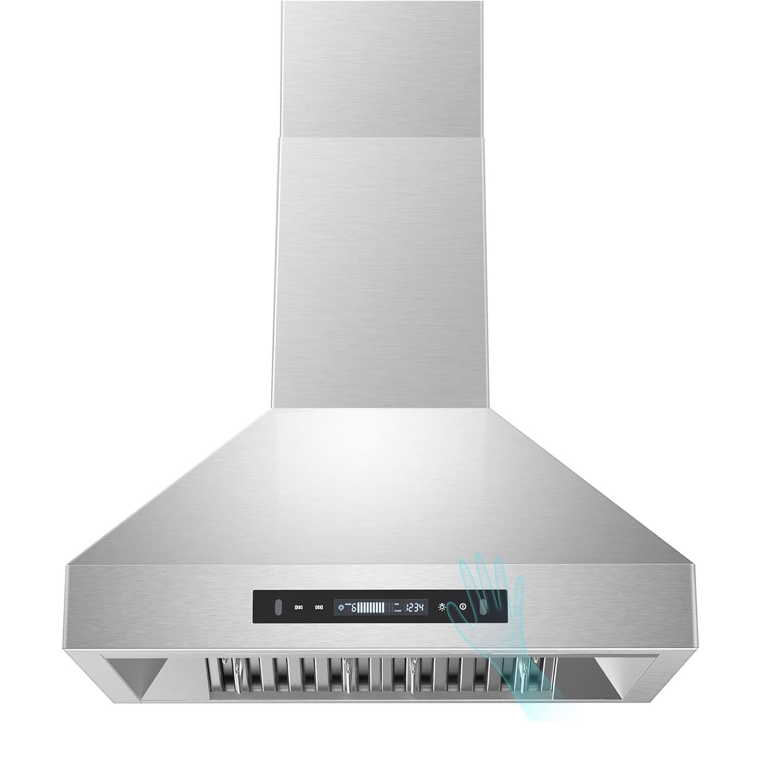 30 inch Kitchen Range Hood Wall Mount 900CFM Stainless Steel Vent Touch Control