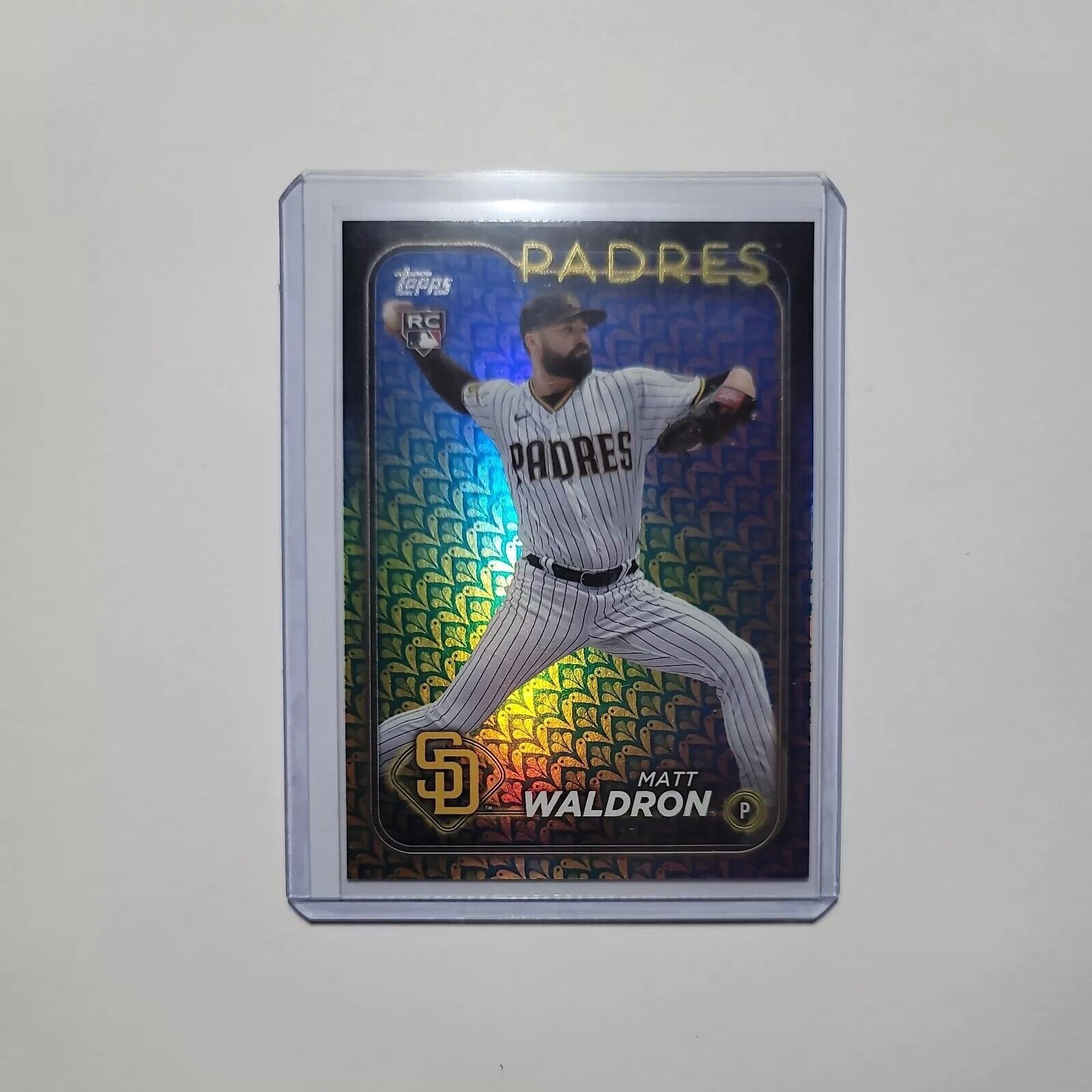 2024 Topps Series 1 Matt Waldron Rookie (RC) Easter Holiday Foil Padres #162 
