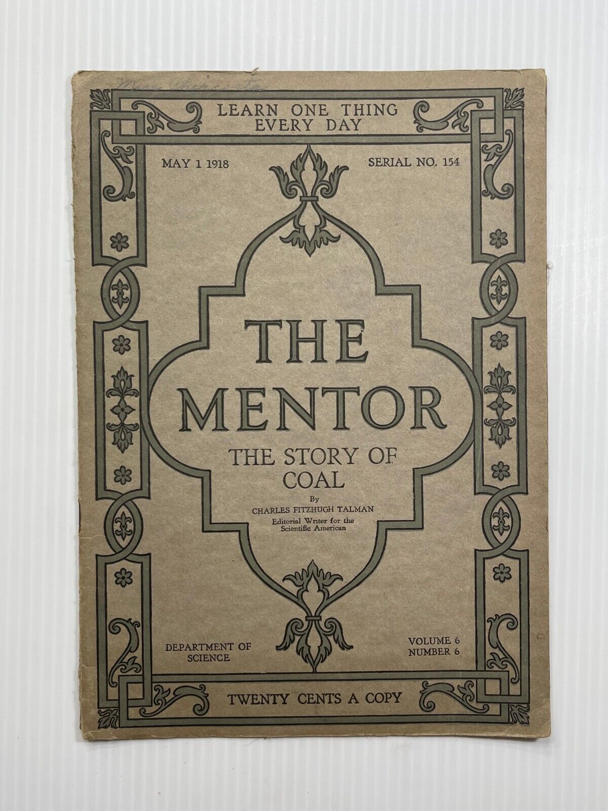 Antique 1918 The Mentor Press Book  *No.154* - \