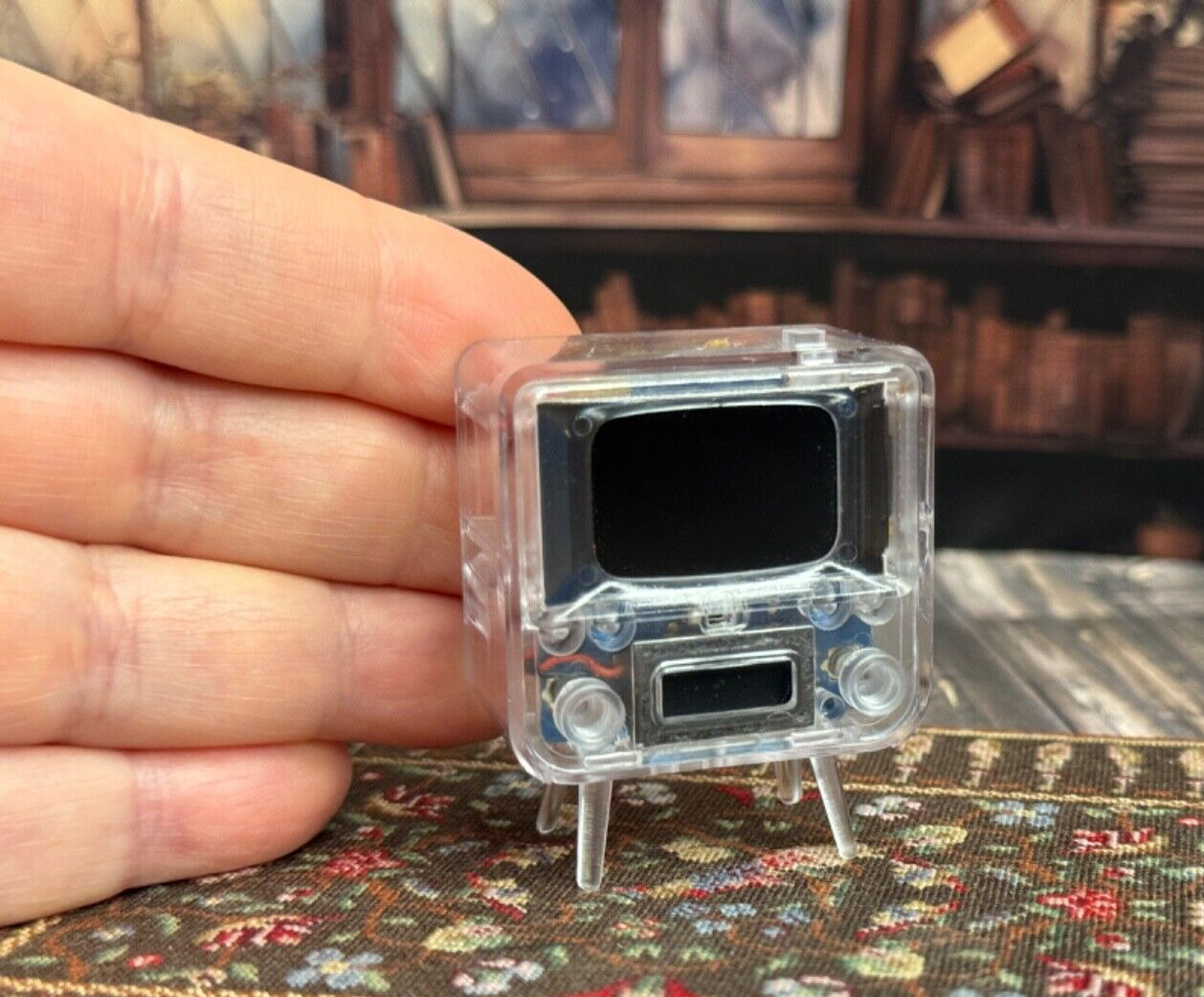 RESERVED ANNAMAEM  1:12 REAL WORKING Mini Television Holds 11 hours Videos