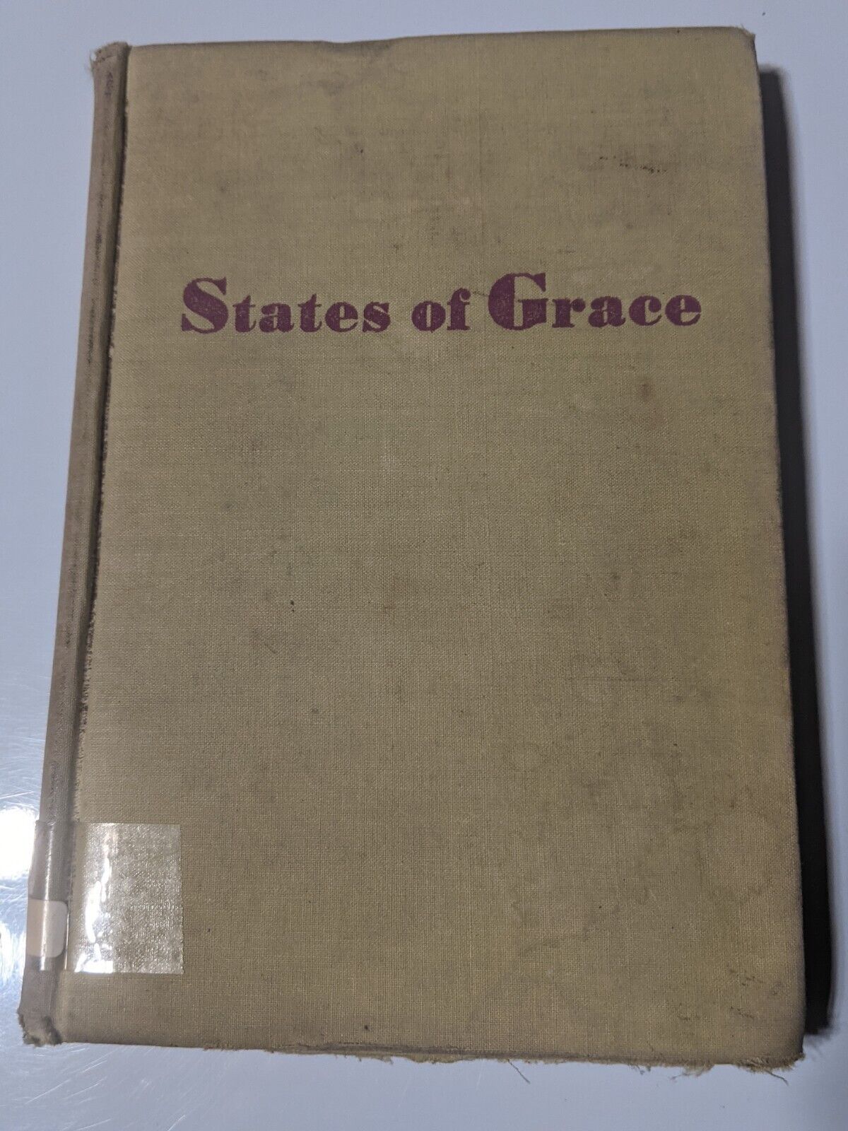 Vintage 1946 States of Grace by Francis Steegmuller Hardcover