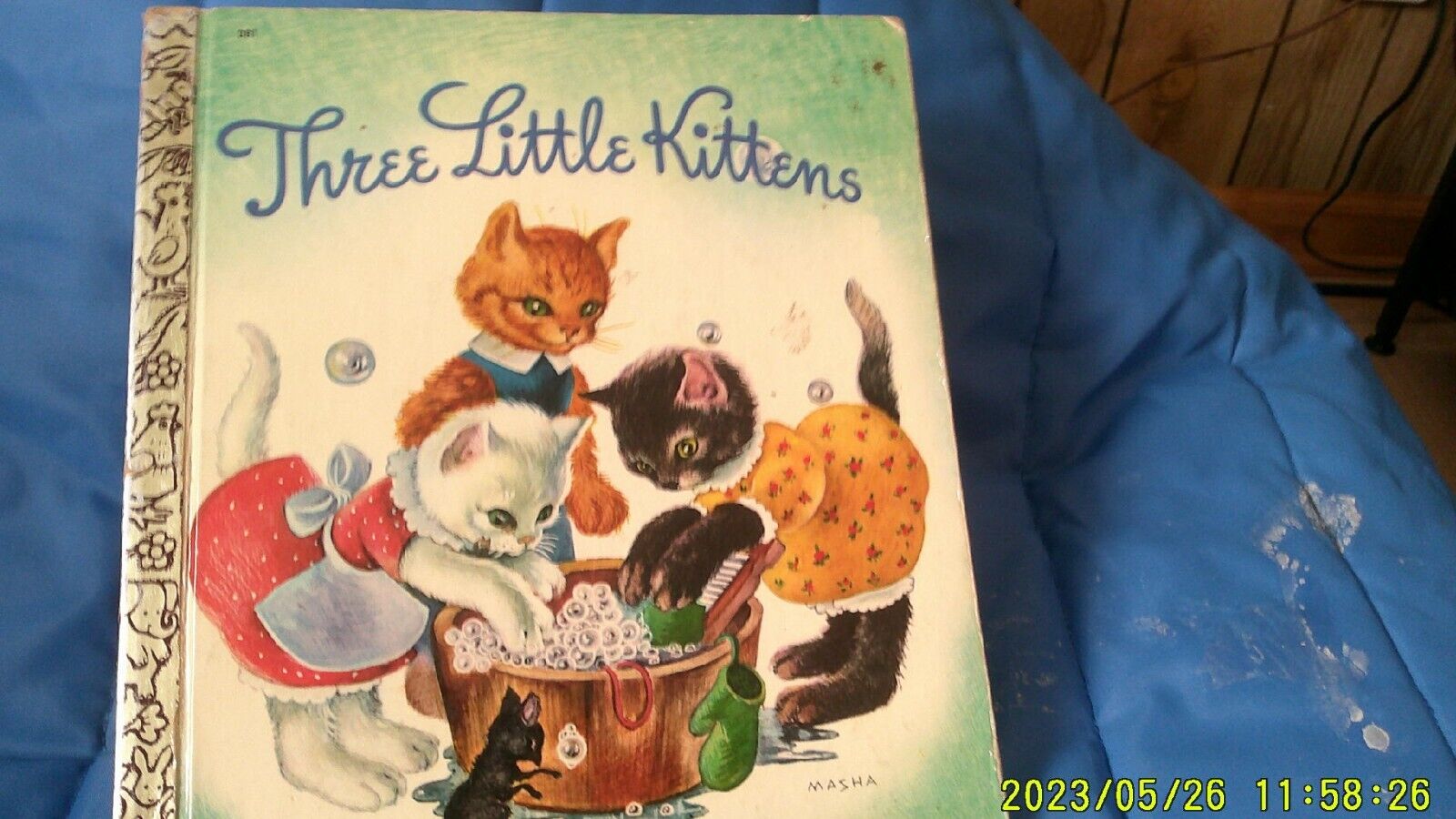 Little Golden Book Three Little Kittens Copyright 1942