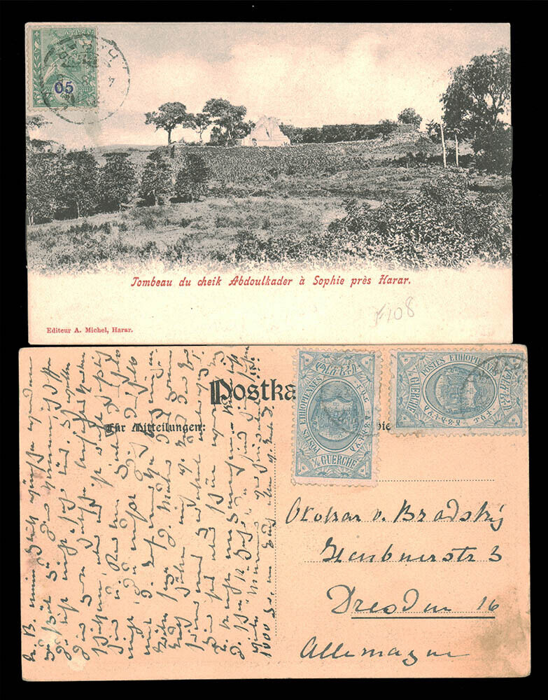Ethiopia 1905-1925 Postcards and Covers