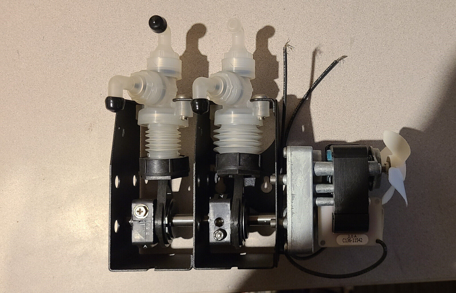 GRI-Gorman Rupp #160002-102 Duel Bellows Metering Pump 115V 50/60