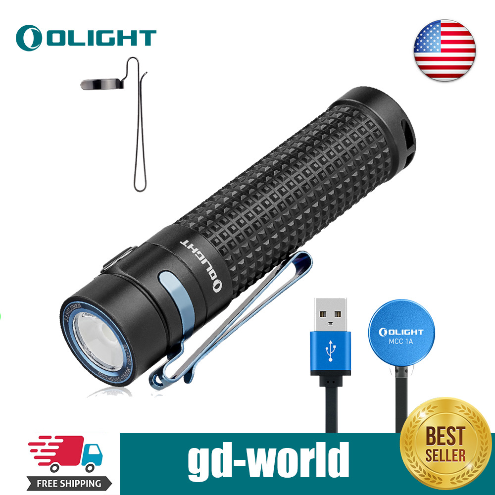 Olight S2R Baton II EDC Flashlight 1150 Lumens Rechargeable Waterproof LED Light