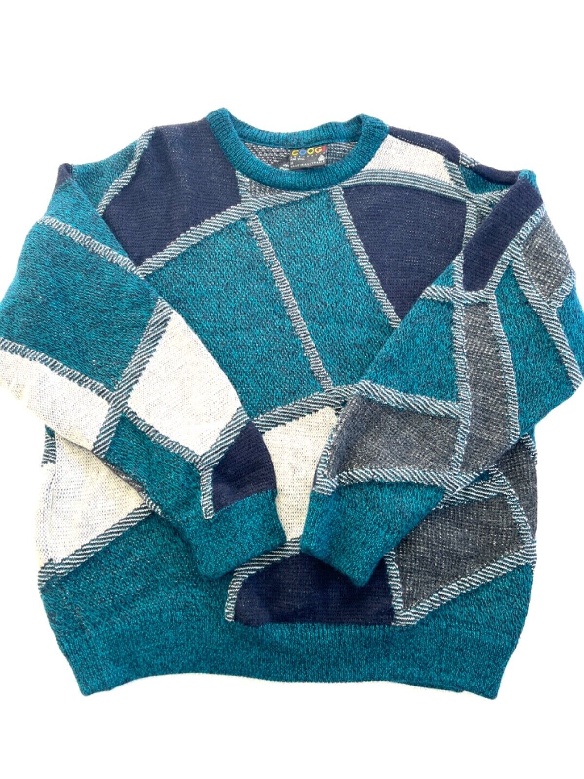 Vintage Coogi Geometric  Crewneck Sweater