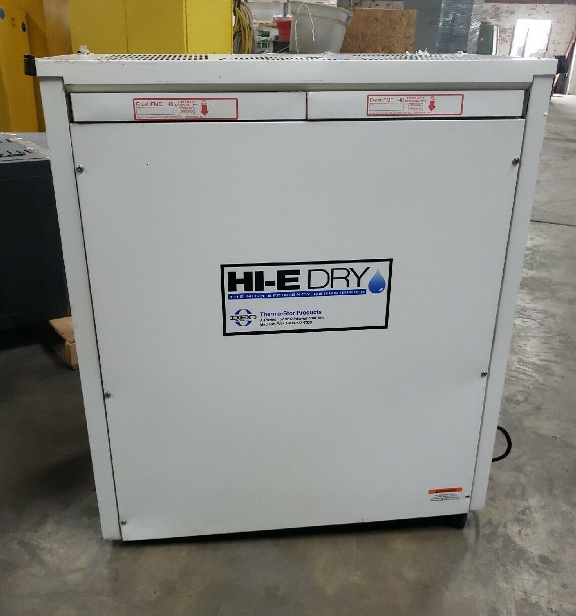 Therma-Stor Hi-E Dry 195 120V Dehumidifier - Clean & Fully Functional