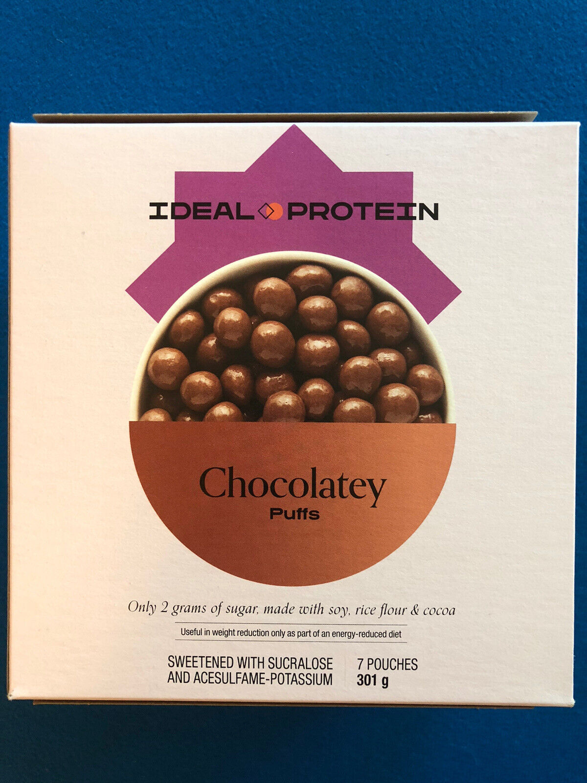 Ideal Protein Chocolatey Puffs - 7 Packets - EXP 2/28/26 - 