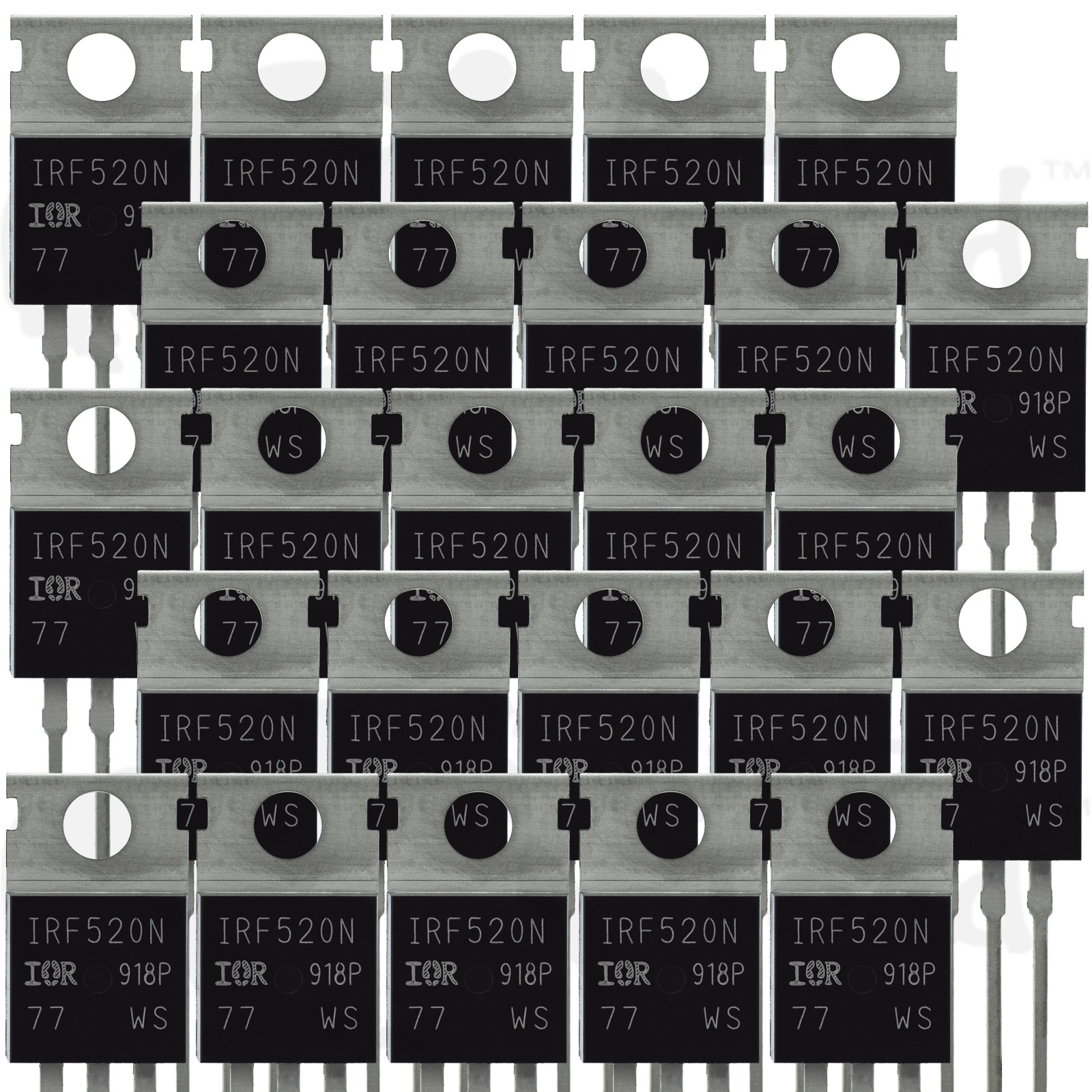 MOSFET IRF520N (9.7A 100V - Logic Level) (Arduino / TTL)