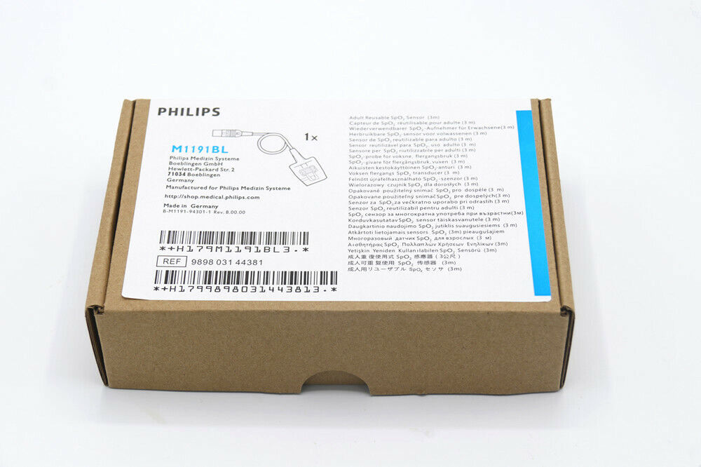 Philips M1191BL Adult Soft SpO2 Sensor Original w/ Packing - Same Day Shipping