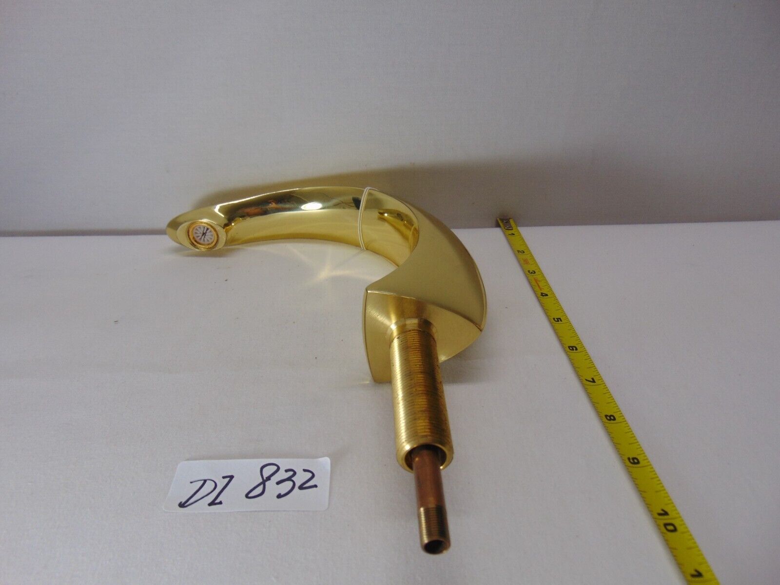 Vintage Kohler Faucet Spout Lav Lavatory Curved Polished Brass 52867