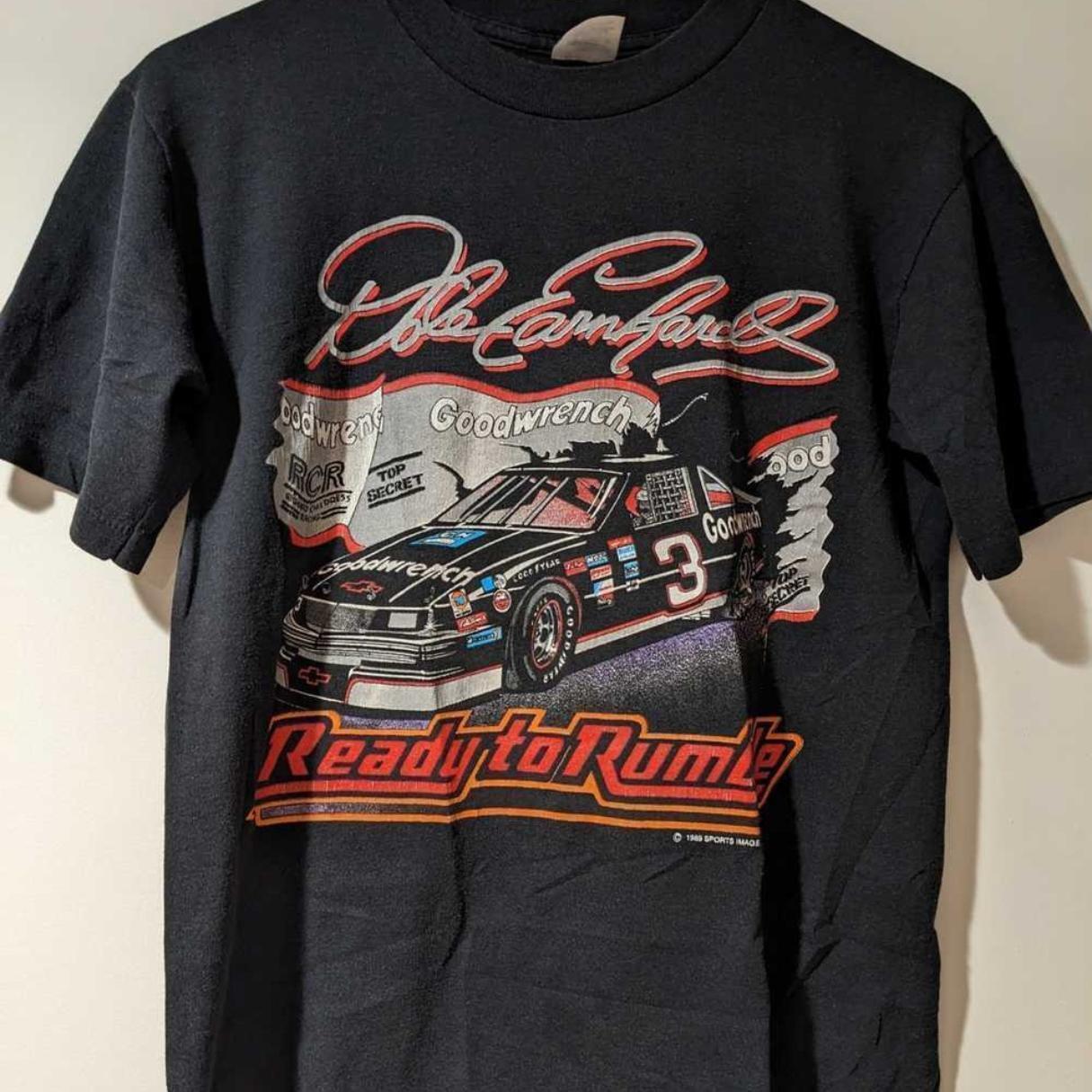 Vintage 1989 Nascar Chase Dale Earnhardt T-Shirt Size S-3XL