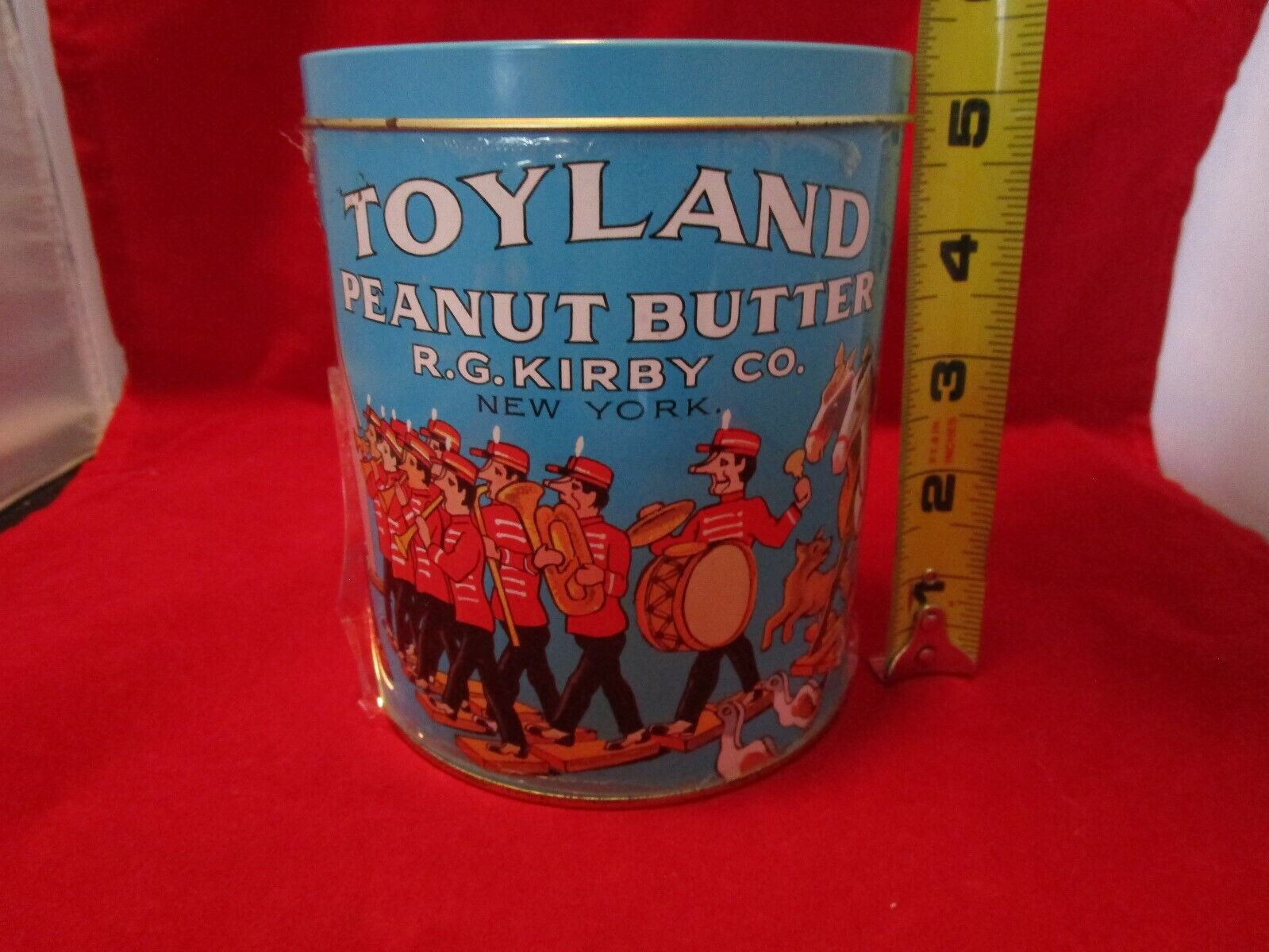 Toyland Peanut Butter Tin Made In England  F/S