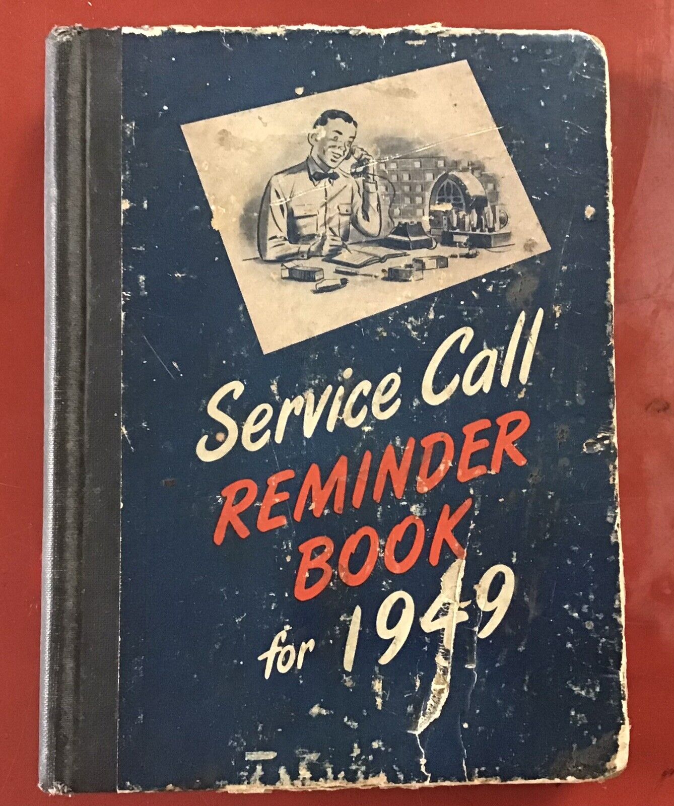 1949 PHILCO Service Call Datebook - Tubes Characteristics & Base Pin Diagrams