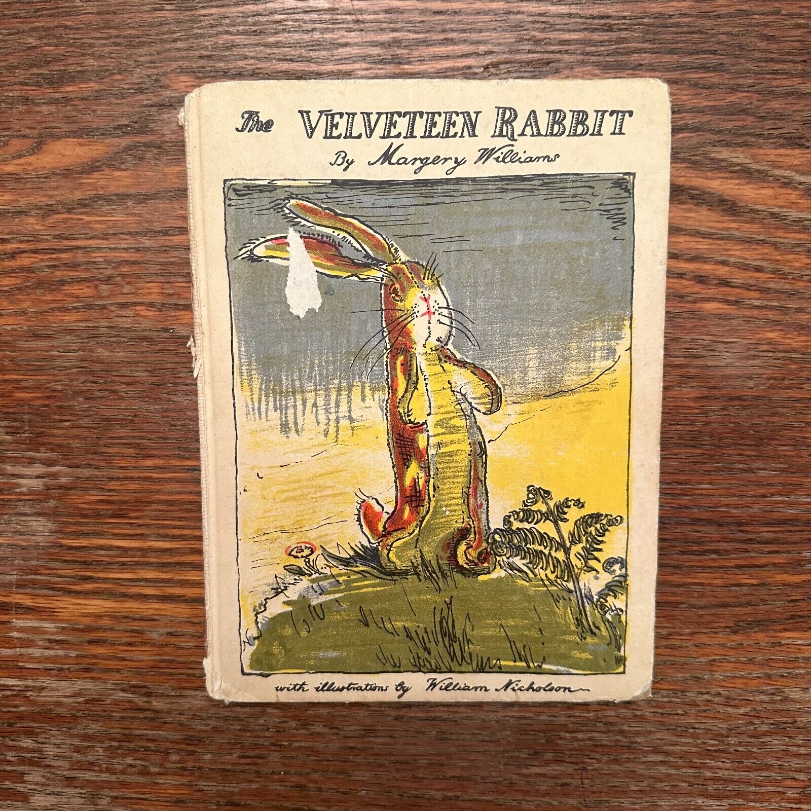 The Velveteen Rabbit Early Doubleday Hardcover Black Text Cover 1940s RARE