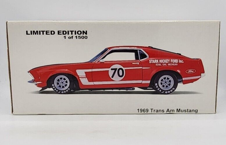Welly GMP 1:18 1969 Trans Am Mustang #70 Diecast Limited Edition 1 of 1500 New 