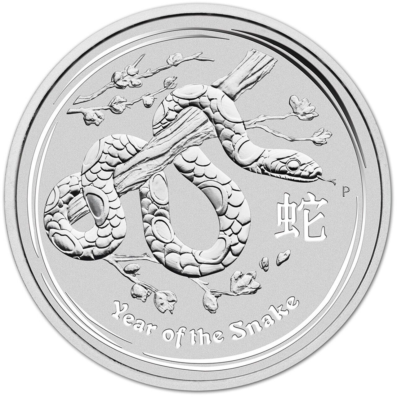 2013 Australia Year of the Snake 1 oz Silver Coin 999 Lunar Series II ~ PRISTINE