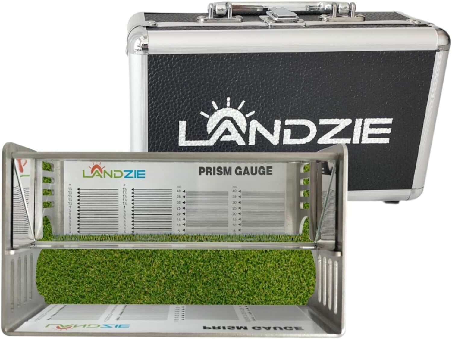 Landzie Prism Grass Height Gauge Easily Measure The Length of Lawn up to 1 5/8in