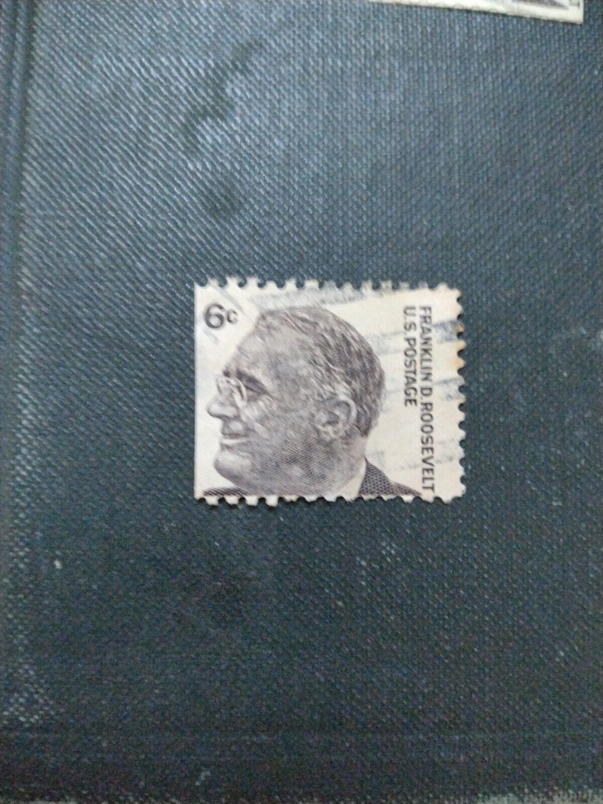 Vintage Rare Franklin D Roosevelt 6 cent used Stamp