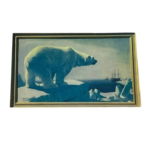 Postcard The Invaders Oil Painting Fred Machetanz Palmer Alaska B193