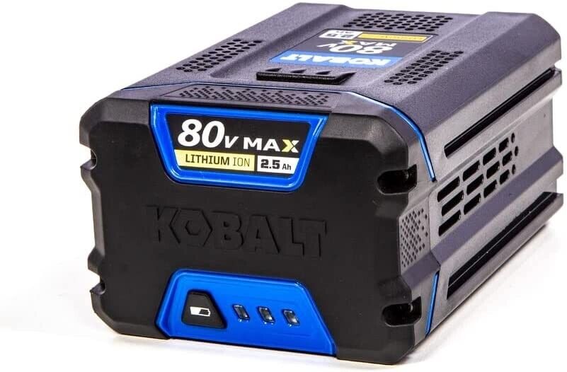 Kobalt KB2580C-06 80V MAX 2.5Ah Rechargeable Lithium-Ion Battery