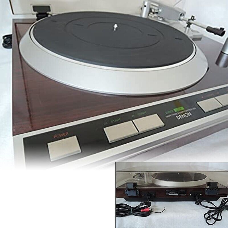Denon DP-45F Direct Drive Fully Automatic Turntable Operation Confirmed F/S