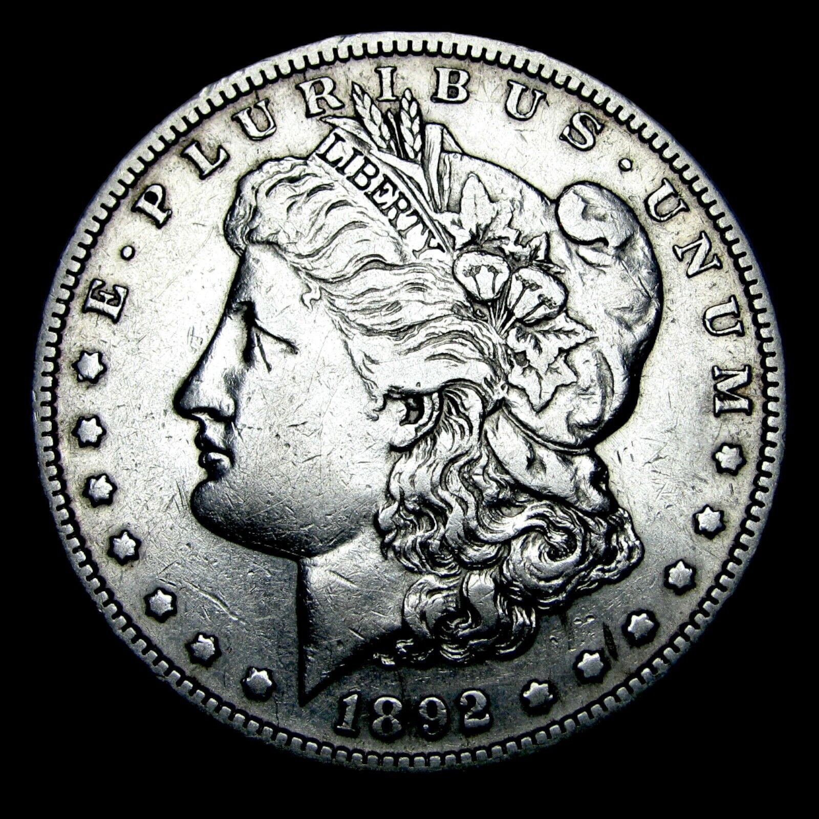 1892-S Morgan Dollar Silver ---- Stunning Coin ---- #877P