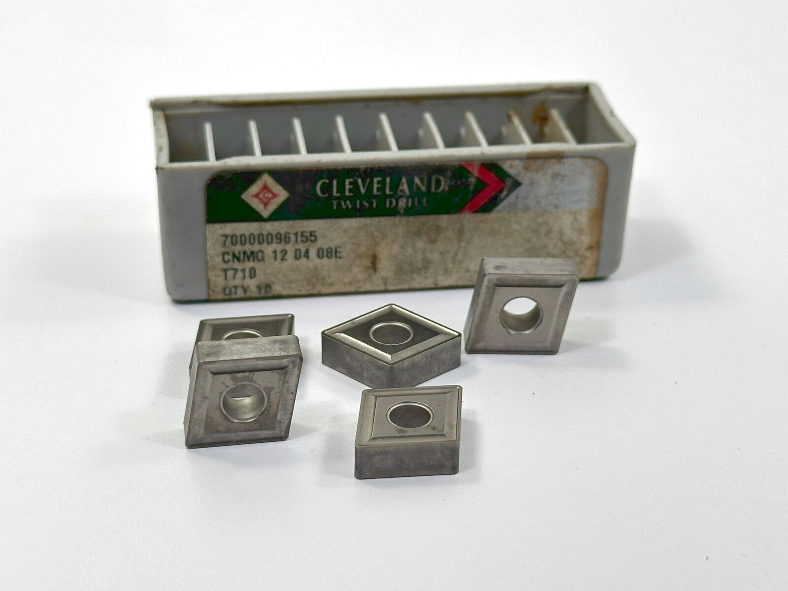 Cleveland CNMG120408E | New Carbide Inserts | Grade T710 | 5pcs