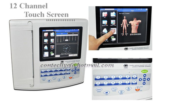 CONTEC ECG1200G Digital 12 channel/lead EKG Electrocardiograph,Portable Machine