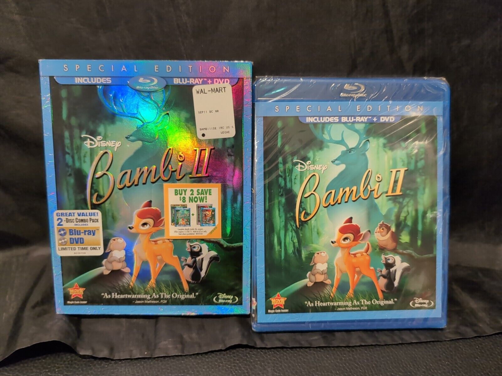 Bambi II (Blu-ray/DVD, 2011, 2-Disc Set, Special Edition) NEW WITH SLIP COVER