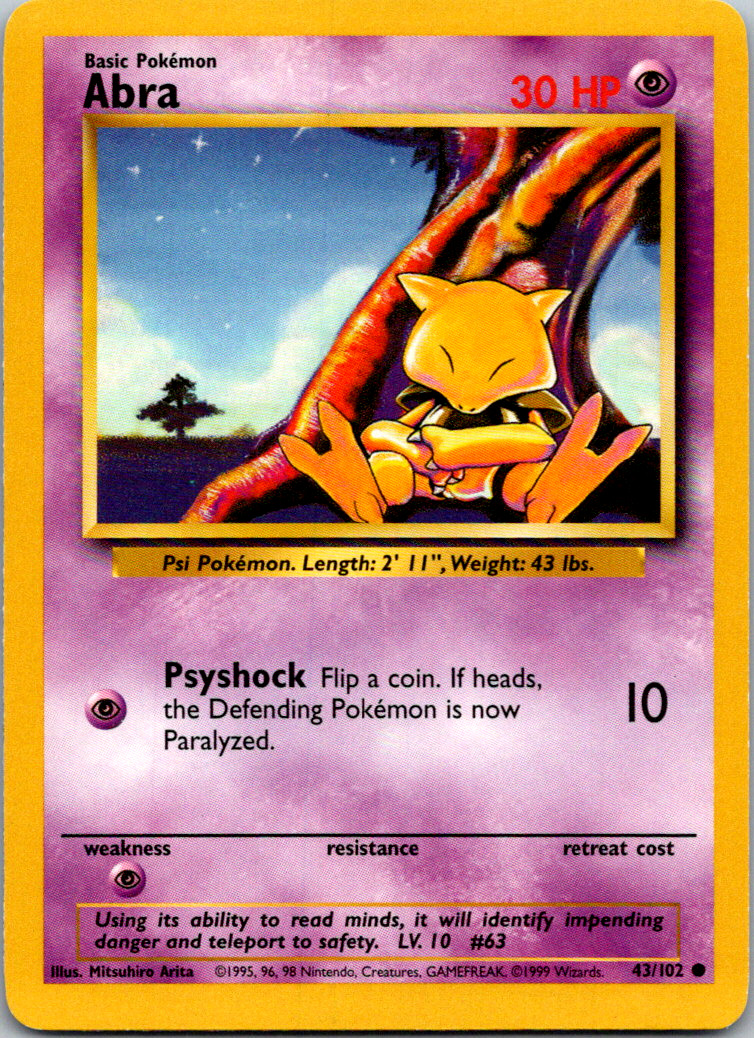 Pokémon Base Set - Choose Your Card 1999 Vintage WoTC - NM/LP All 102 Available