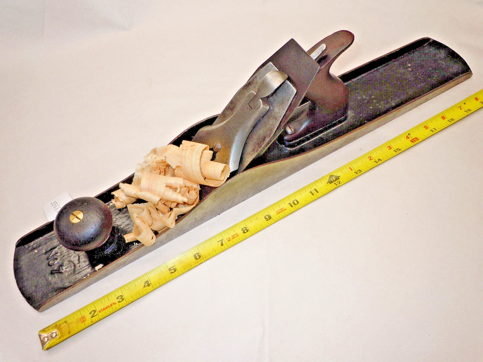 Stanley No. 7 Antique Woodworkers Plane, Type 7 (1893-1897), Ready for Work, USA