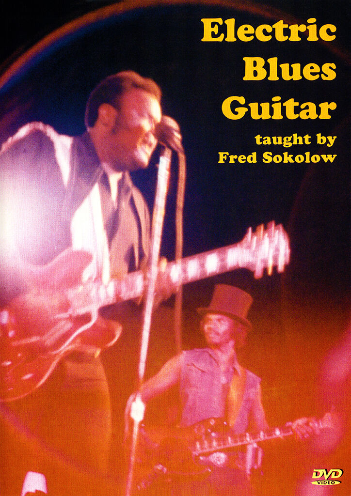 ELECTRIC BLUES GUITAR Instructional Video DVD Lesson with TABs by Fred Sokolow