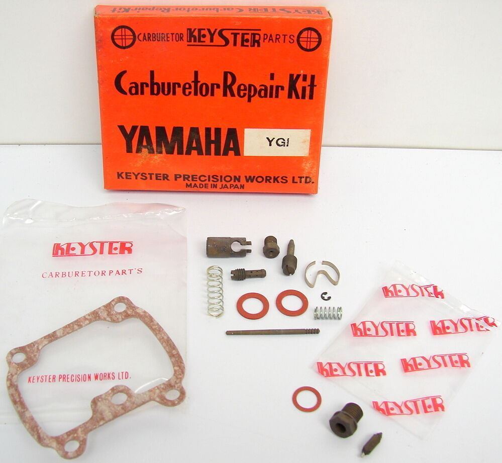 Yamaha Carb Rebuild YG1 YG 1 Keyster Carburetor Repair Kit NOS Vintage