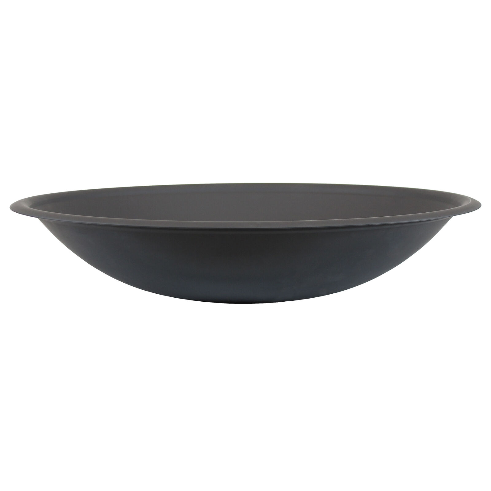 23 in Classic Elegance Steel Replacement Fire Pit Bowl - Black by Sunnydaze