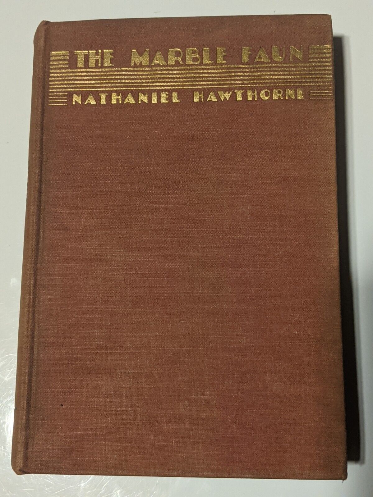 Antique 1931 The Marble Faun by Nathaniel Hawthorne Hardcover