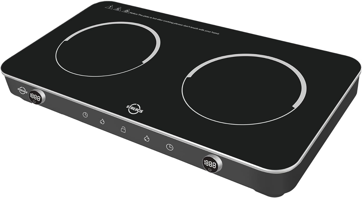 Double Induction Cooktop 1800W - 6.7\