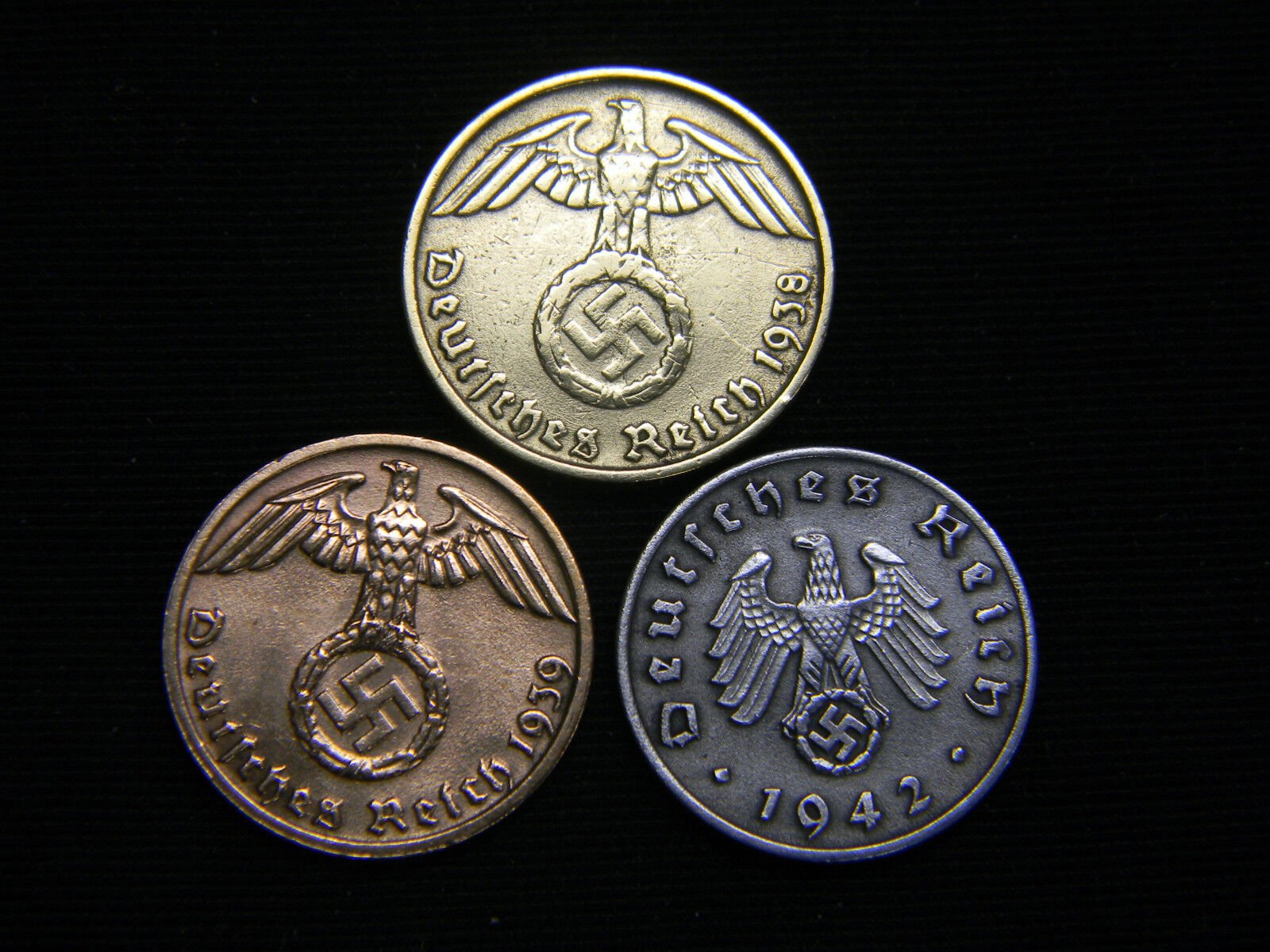 Rare WW2 German Coins Historical WW2 Authentic Artifacts