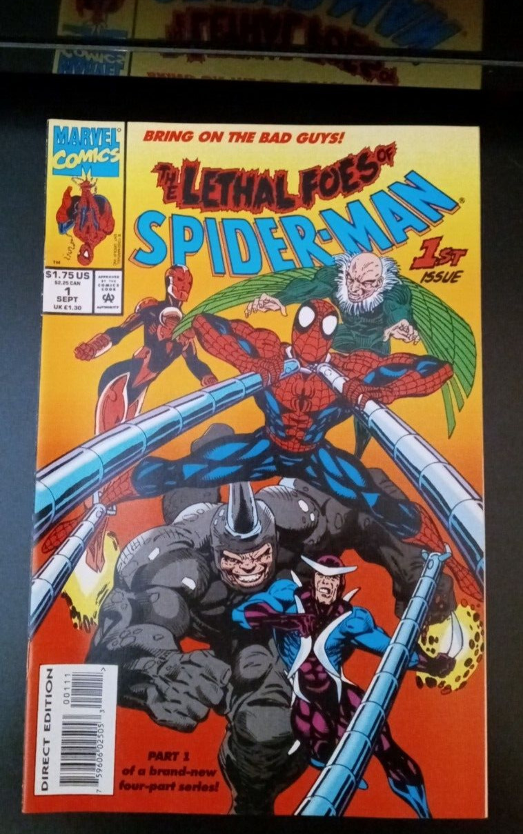 Marvel Comics 1993 The Lethal Foes of Spiderman Direct edition ISS# 1