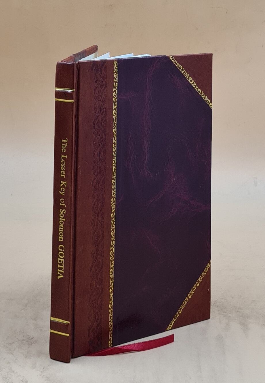 The Lesser Key of Solomon Goetia The Book of Evil Spirits 1916 [LEATHER BOUND]