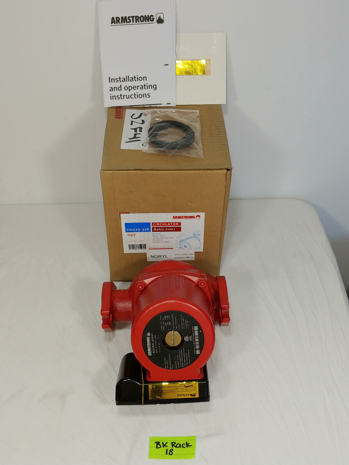 ARMSTRONG PUMPS INC. 110223-326 Hydronic Circulating Pump,Flanged