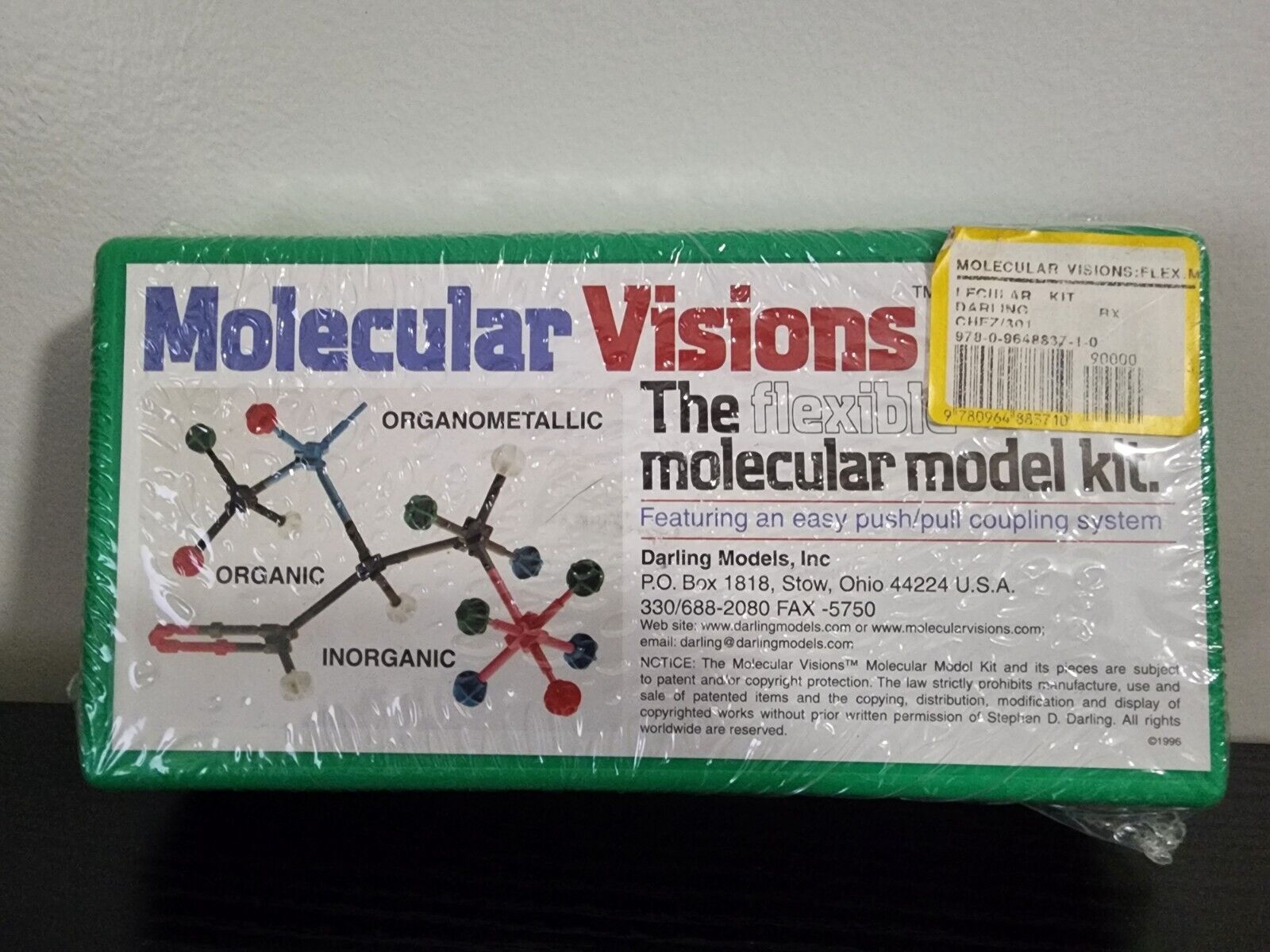 Darling Molecular Visions The Flexible Molecular Model Kit New Sealed
