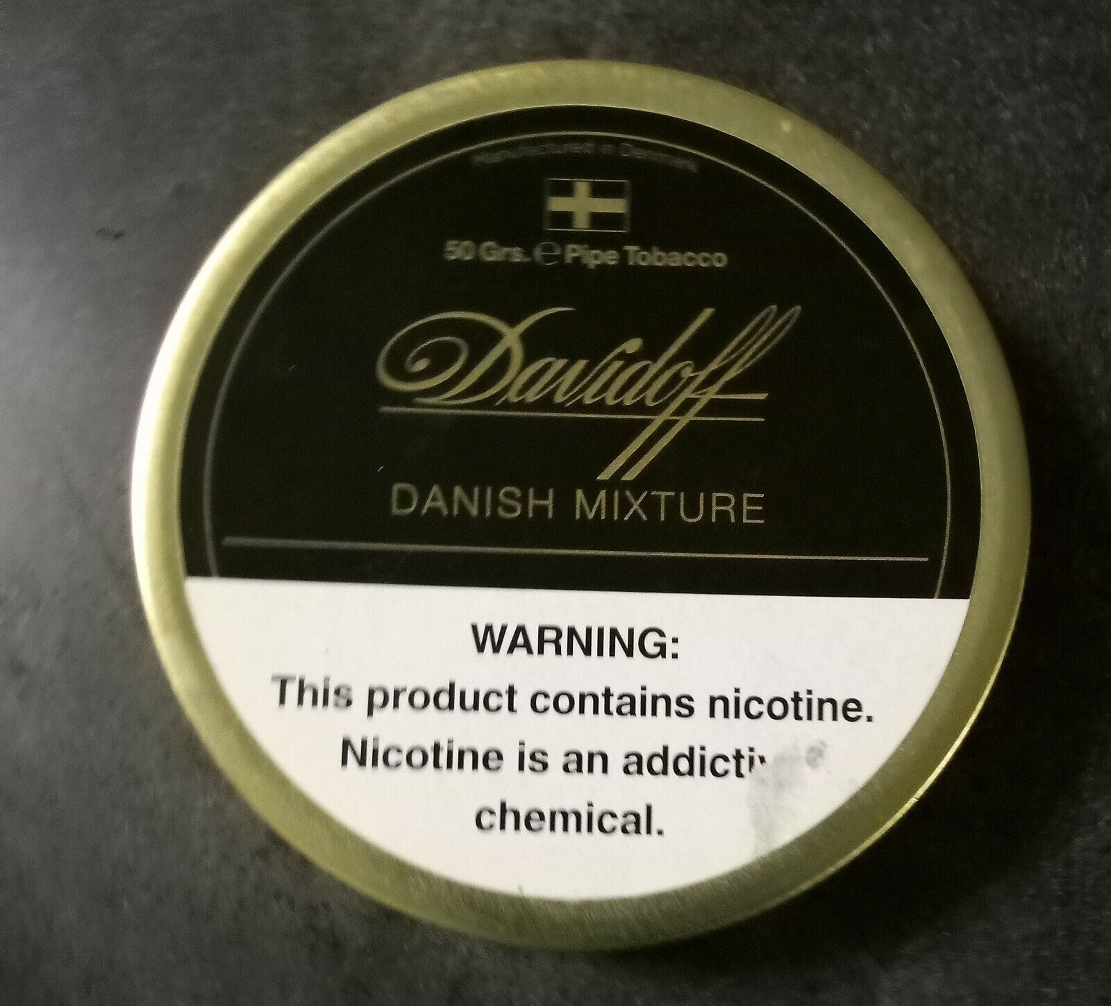 Empty Vintage Davidoff Danish Blend Tin