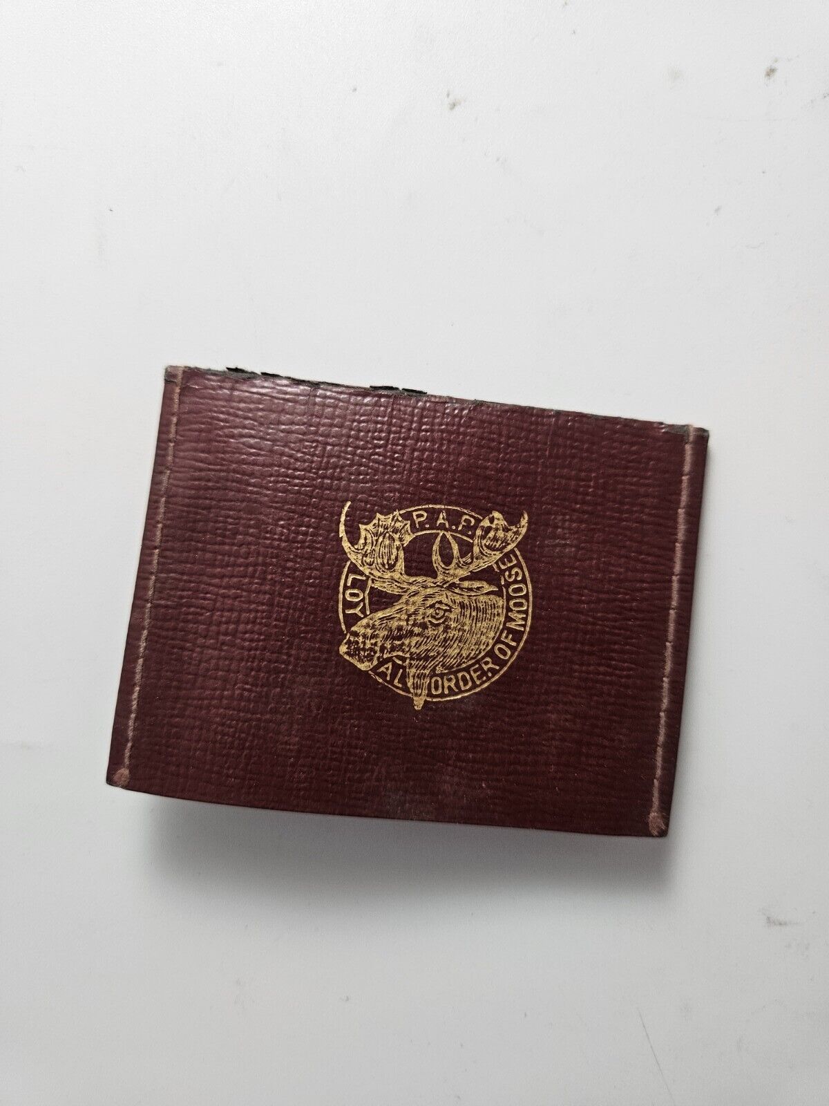 Vintage P.A.P. Loyal Order of Moose Leather Wallet 