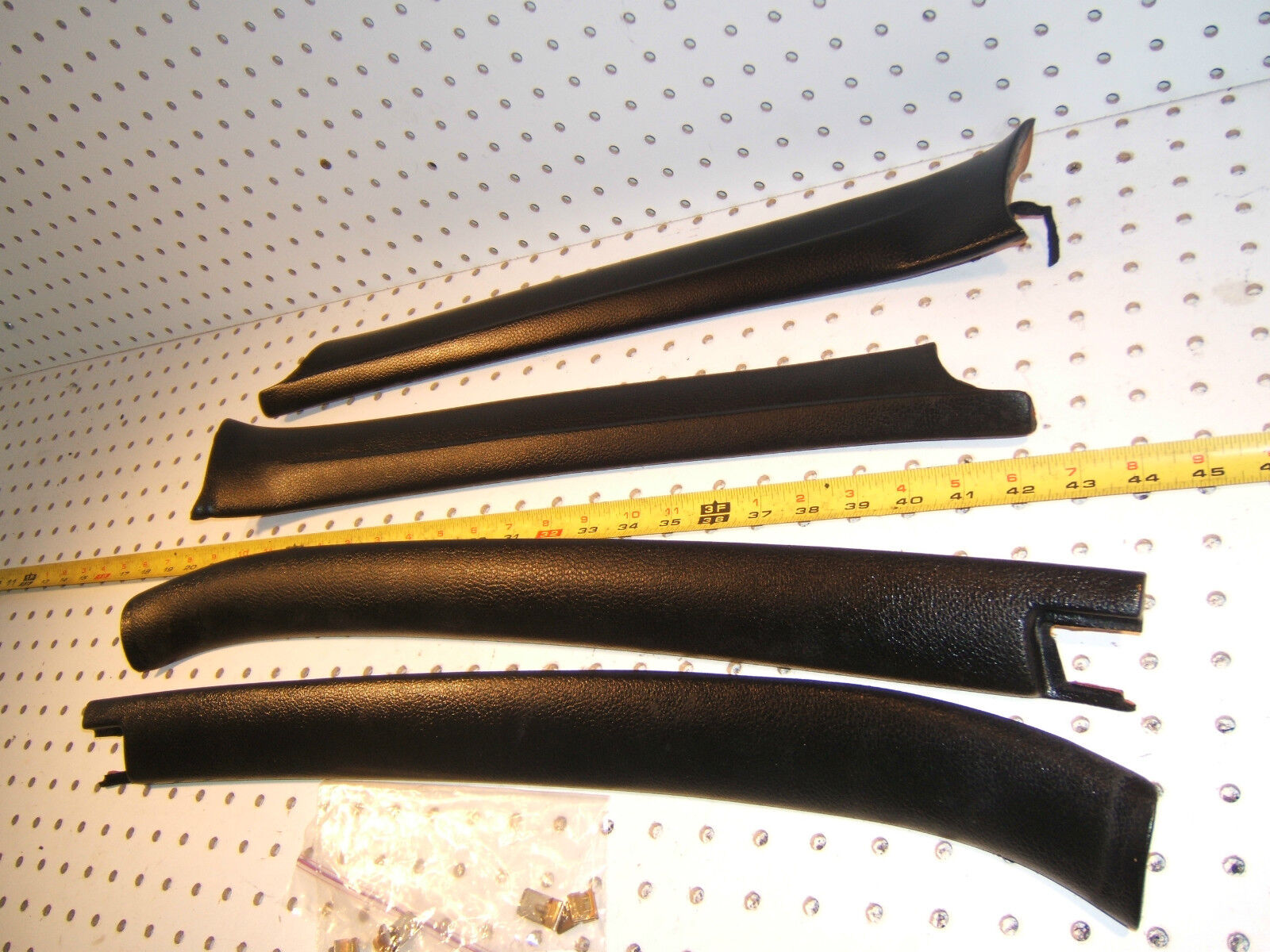 Mercedes Late W114,W115 Sedans only windshield frame BLACK OEM 4 Covers,Type #2